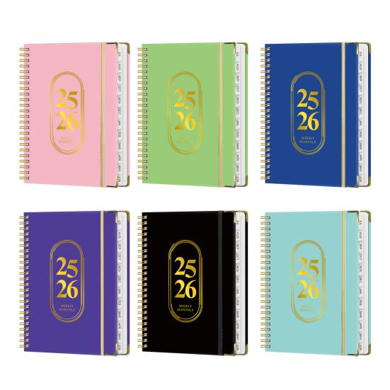 2025-2026 Planner 18-Month Daily Weekly Monthly Planner Organizer Runs Jul. 2025 - Dec.2026 Spiral Agenda Book for Office School Supplies