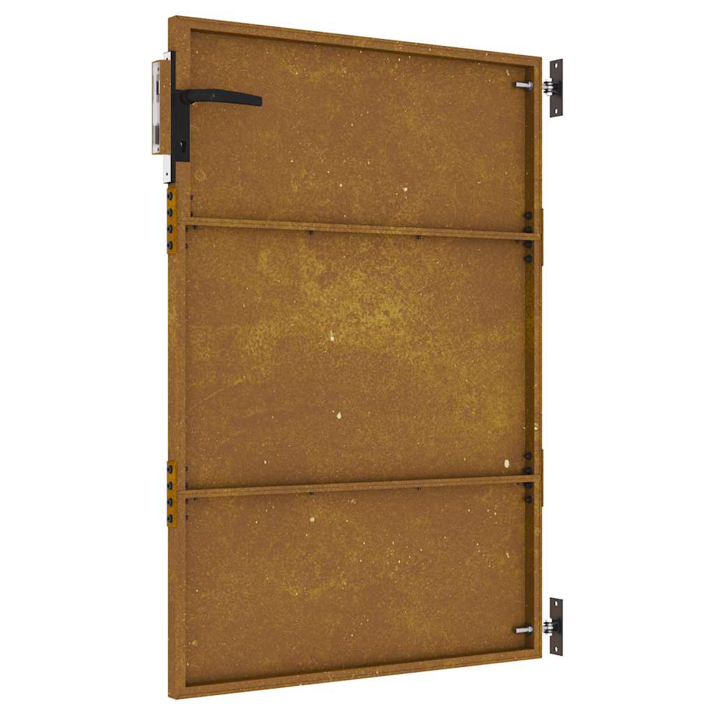 Garden Gate 85 X 125 Cm Corten Steel