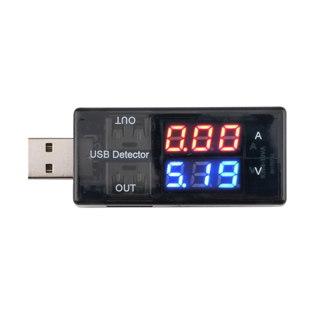 

4-30V KWS-10VA Three-Digital USB Current Voltage Charging Tester Battery Voltmeter Ammeter Charger Mobile Power