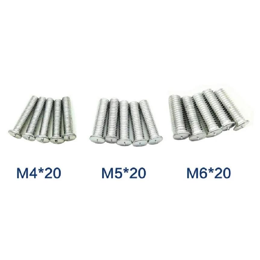 100pcs/pack Aluminum Nut dent puller spot