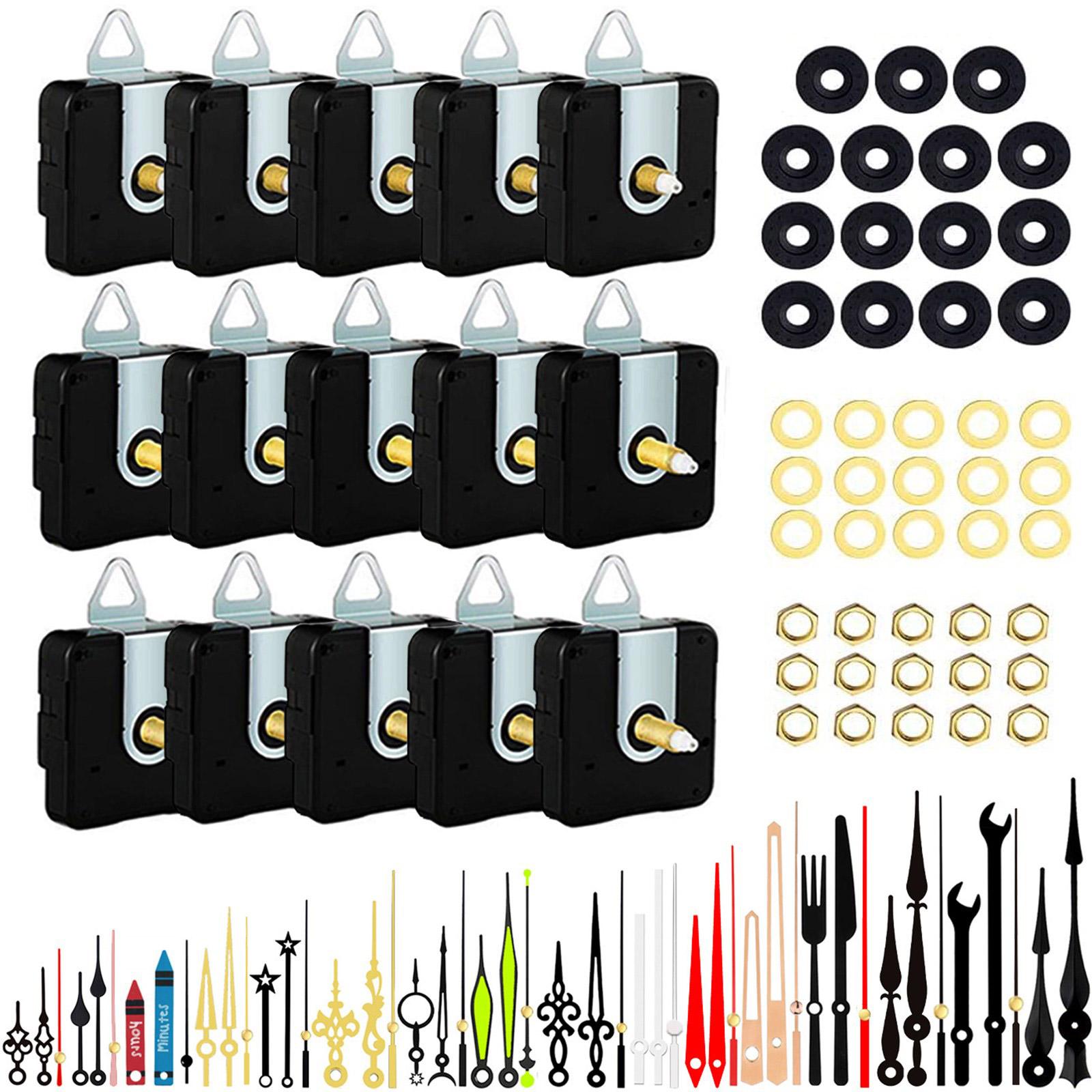 

Маятниковый часовой механизм Кварцевый механизм DIY Наборы Замена Длинный вал Ремонтные аксессуары Включают стрелки 1A