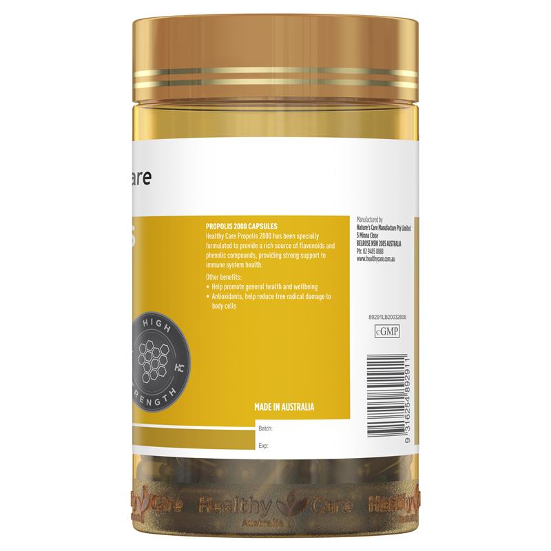 HEALTHYCARE PROPOLIS 2000mg 200CAP