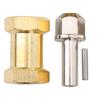 4Pcs RC Brass Connector Accessory for 1Celsius10 Remote Control Car Easy Installation Golden