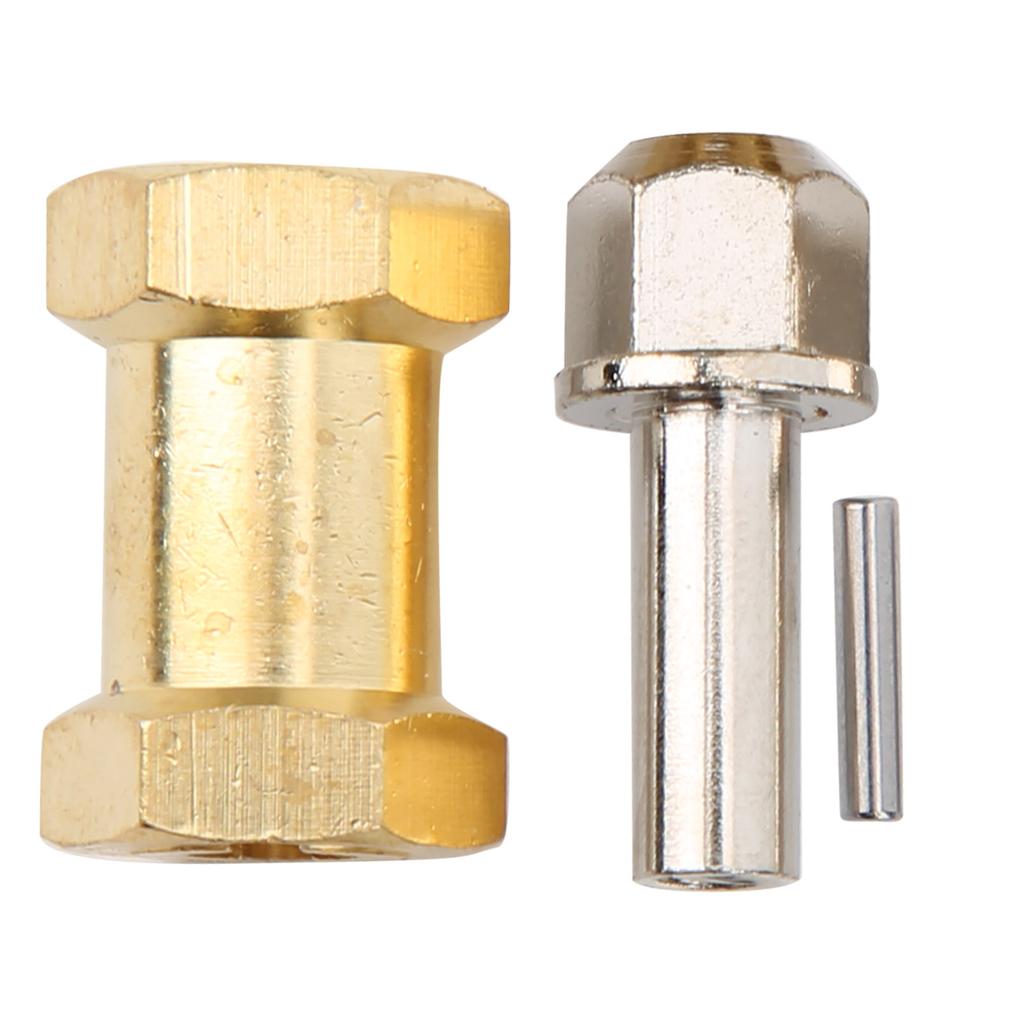 4Pcs RC Brass Connector Accessory for 1Celsius10 Remote Control Car Easy Installation Golden