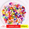 100~300pcs Mini Fluffy Soft Ball Handmade Accessories Colorful High Elastic Balls DIY Polyester Plush Ball 0.8cm~3cm TMZ