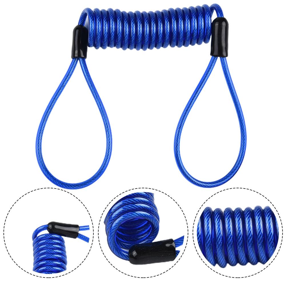 Coil Motorcycle Motorbike Lock Reminder Cable High Quality