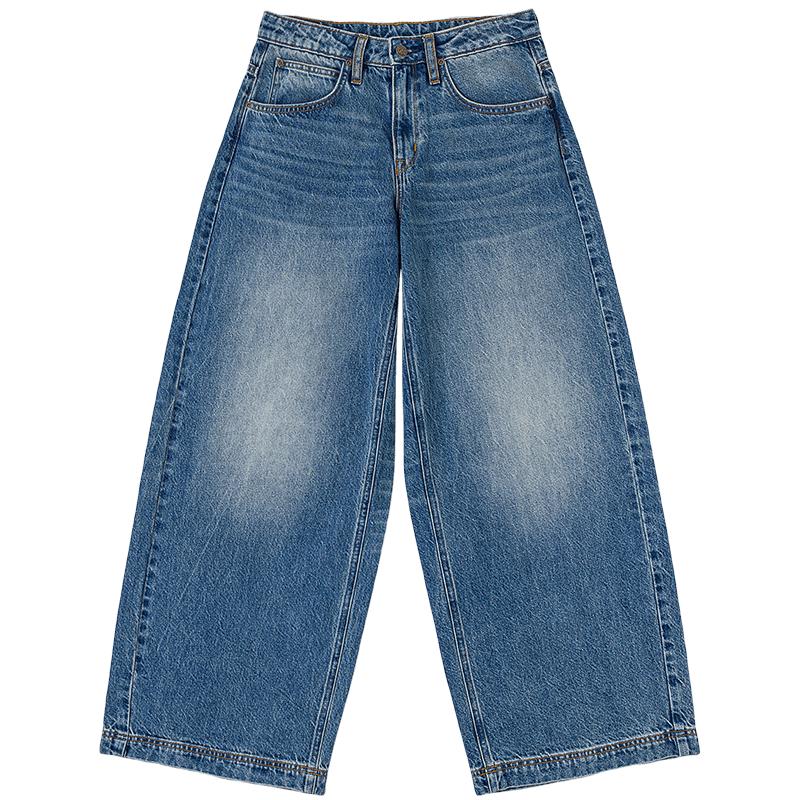Lee Women s Slouchy Ultra-Loose Wide-Leg Jeans 26
