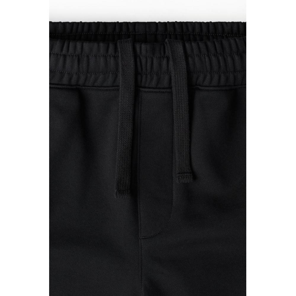 H M Loose Fit Cargo Sweat sHorts Black