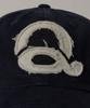 Kyuseu Washed Logo Ball Cap - Navy/White
