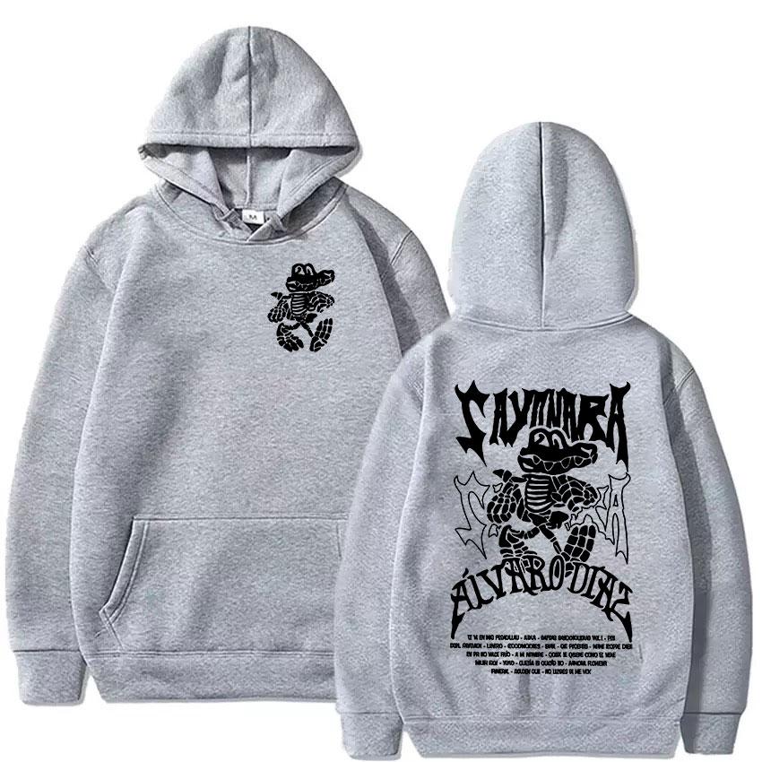 Rapper Alvaro Diaz Sayonara 2025 Album Graphic Hoodie Men Women Fashion Oversized Sweatshirt Casual Fleece Tops Pullover Hoodies