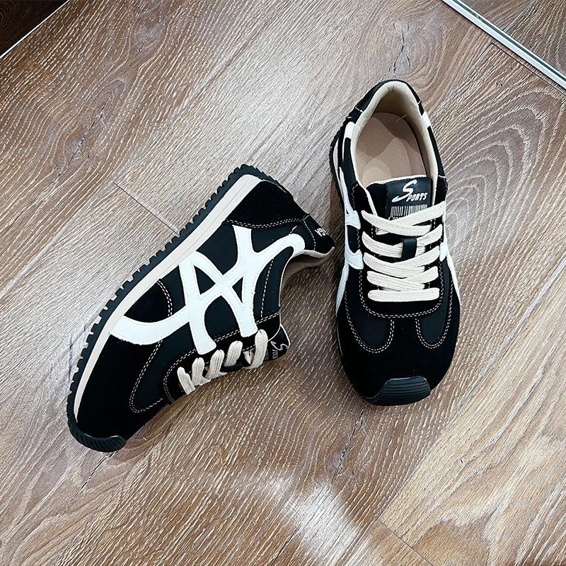 Leather women's shoes autumn shoes women's new versatile retro sports women's casual women