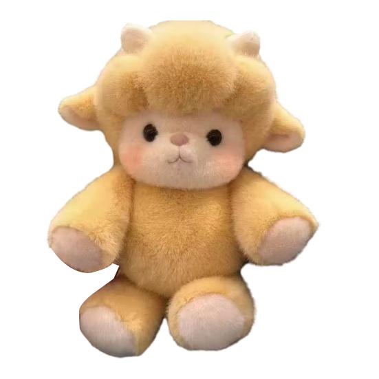 Running Highland Cow Plush Toy 45cm Cute Stuffed Animal Panda Huggable Pillow Birthday Gift for Kids Adults Home Office Decor