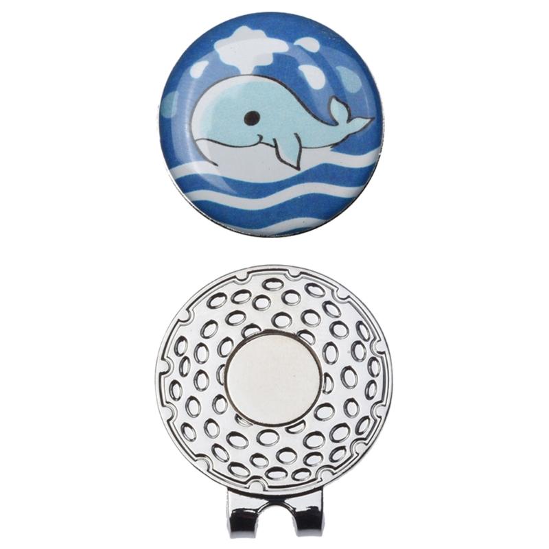 Golf Ball Marker with Standard Magnetic Hat Clip, Funny Golf Ball Marker Hat Clip Golf Gifts Men Women Golf Accessories