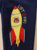 Boys' Rocket Print Long-Sleeve Pullover & Embroidered Sports Pants Set