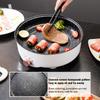 220V MultiCooker Househould Barbecue Fried Steak Fish Omelette Frying Pan Non-stick Electric Machin EU Plug