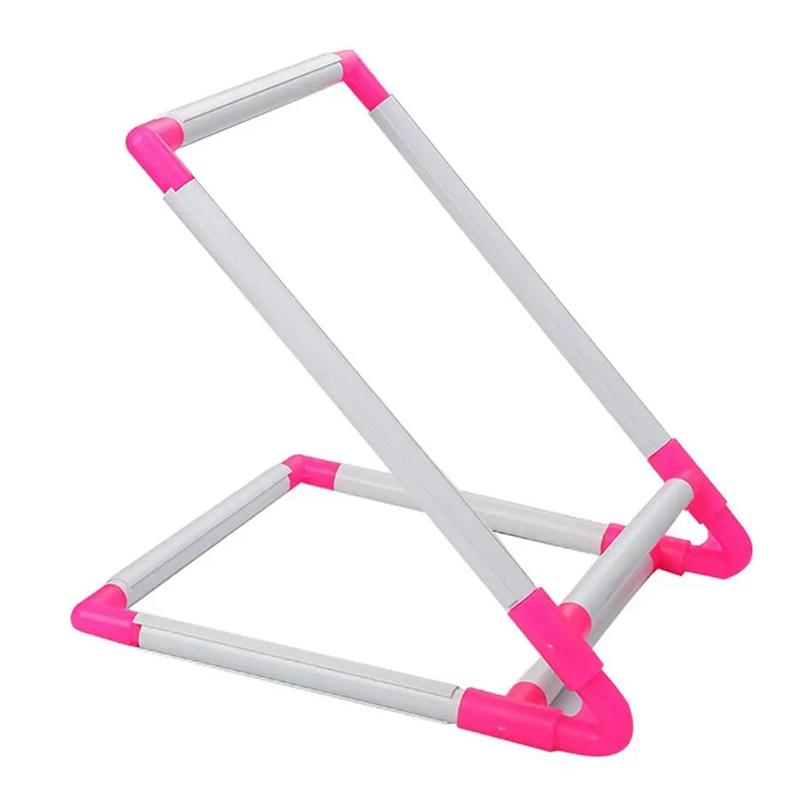 Rectangle Plastic Clip Embroidery Frame Hoop Stand Holder Easy Operation Cross Stitch Supplies - 30X25x20cm
