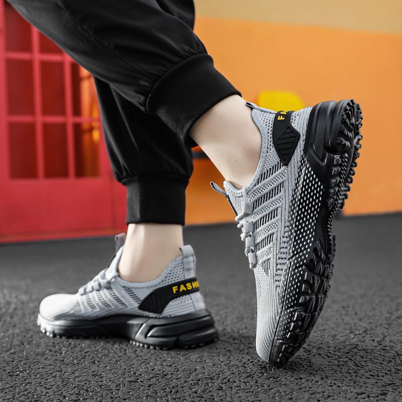 New Men Running Shoes Breathable Outdoor Sports Shoes Lightweight Sneakers for Men Comfortable Athletic Training Footwear