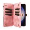 Flip Zipper Wallet Cards Solt Leather Case for Samsung Galaxy S25 Ultra S24 Plus S23 S22 A55 A15 A35 A34 A54 Phone Bags Cover