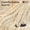 Thickened Rabbit Plush Fleece Blanket