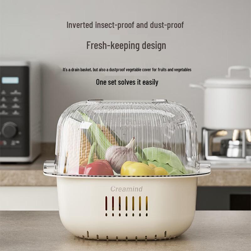 TAYHEE Kitchen Draining Baskets for Fruits & Vegetables