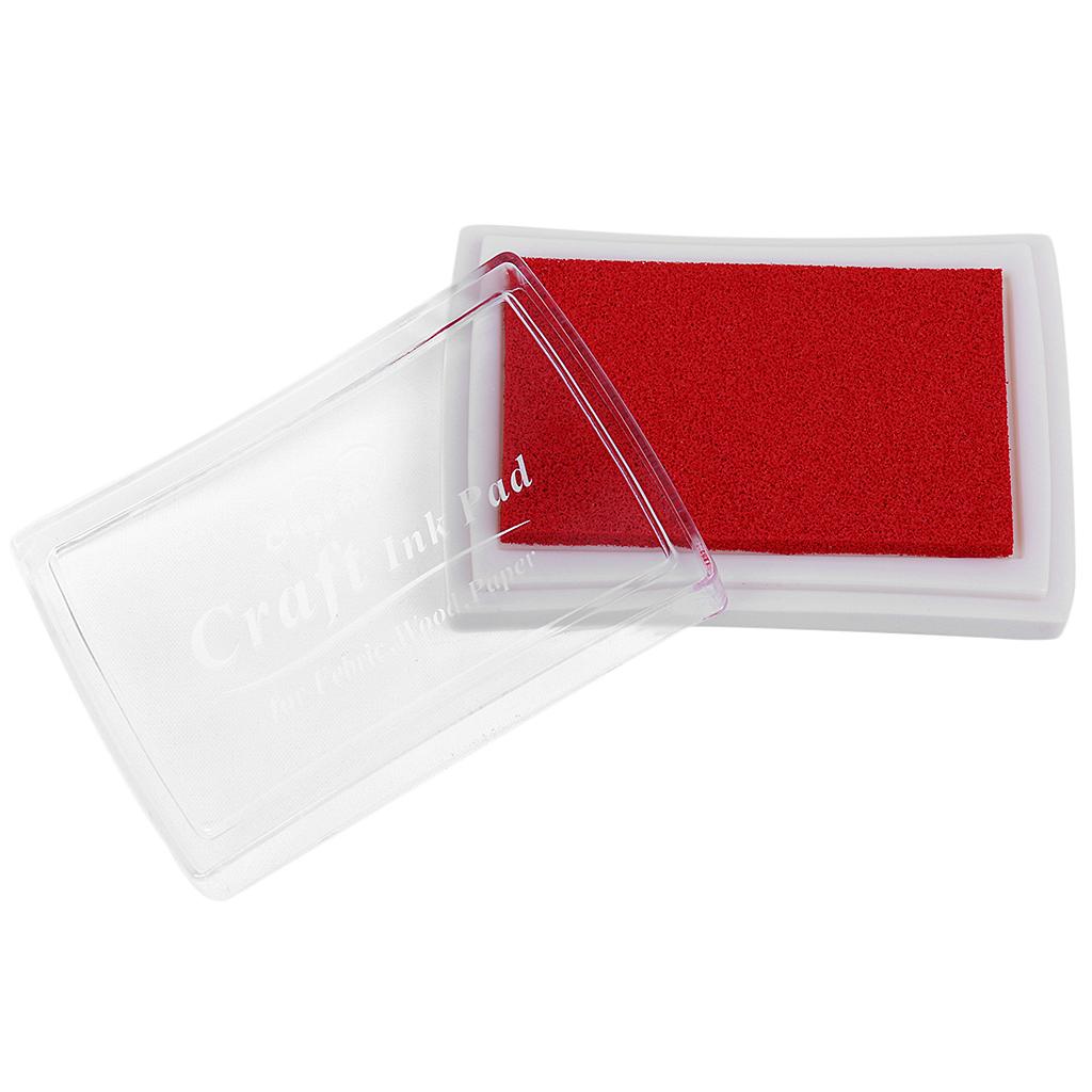 Colorful Stamp Partner Ink Pad for Mini Stamp Wood Paper Craft Kit Useful Kit for Paper Crafts Card Letter Decoration