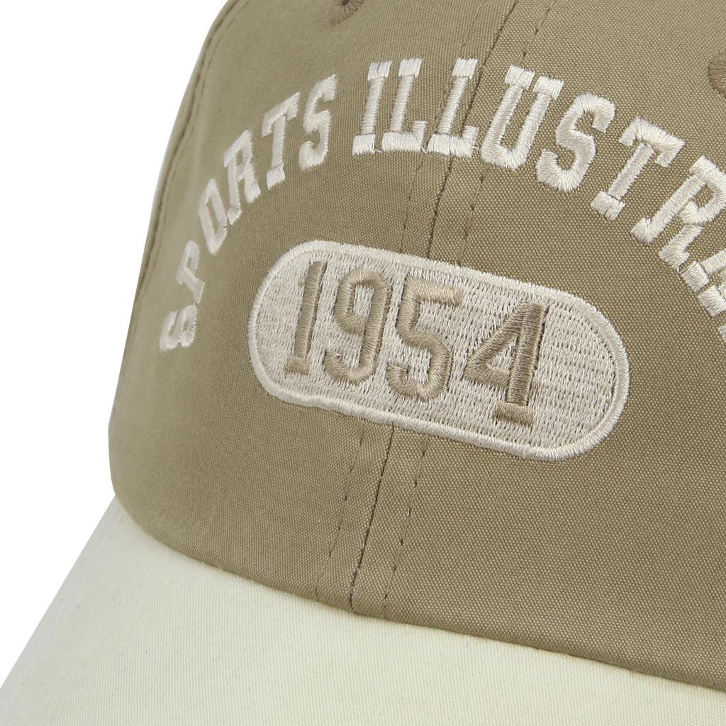SPORTS ILLUSTRATED 1954 Color Block Ball Cap (Beige)