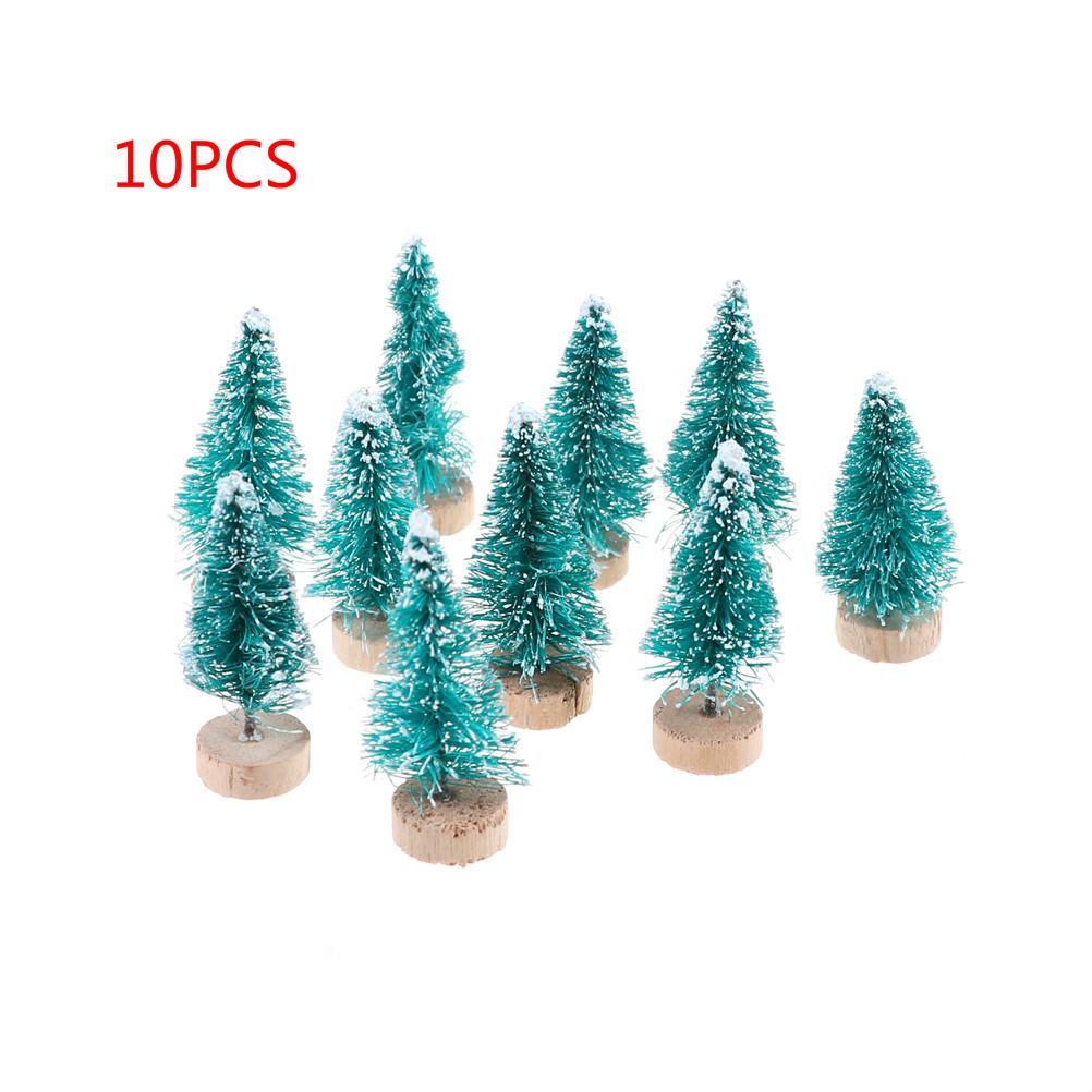 Hot DIY Mini Christmas Tree Small Pine Tree Placed In The Desktop Home Decor Christmas Party Decoration Kids Gifts For Home Xmas