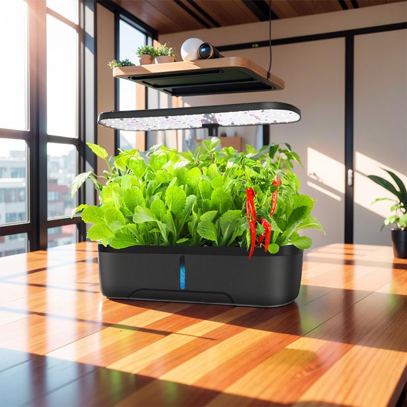Intelligent Hydroponic Growing System Indoor Planting Machine Garden Plant Vegetable Planter Pot Automatic Timer Led Growth Lamp