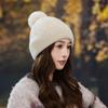 Hat Women's Winter Cycling Fleece Thickened Warm Wool Hat Ear Protector Knitted Hat
