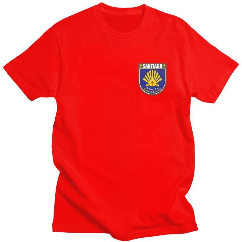 

Custom Buen Camino De Santiago Tshirt for Men Short Sleeves Leisure T Shirt Cool Tshirts Loose Fit Pure Cotton Tee Gift Idea S