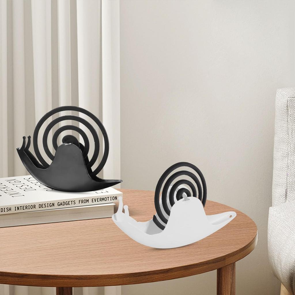 Mosquito Coil Holder Snail Shape Mosquito Repellent Incenses Rack Mosquito Repellent Incense box Holders Portable for Outdoor