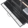 Factory Supply of Medium-sized Tiger Skin Black Wind Bird Cages Parrot Cages Bird Villa Breeding Cages DWB010028