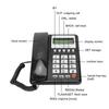 KXT8001CID Corded Telephone Caller ID Semi Hands   Clr Display   Telephone for Home Hotel  (Black )