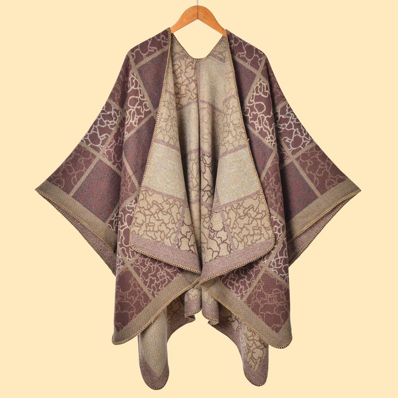 

Простой женский шарф-шаль клетчатый имитация кашемира теплая шаль 130x150cm