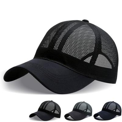 Adjustable Sun Protection Caps Full Mesh Outdoor Sports Hats  For Man Women Unisex