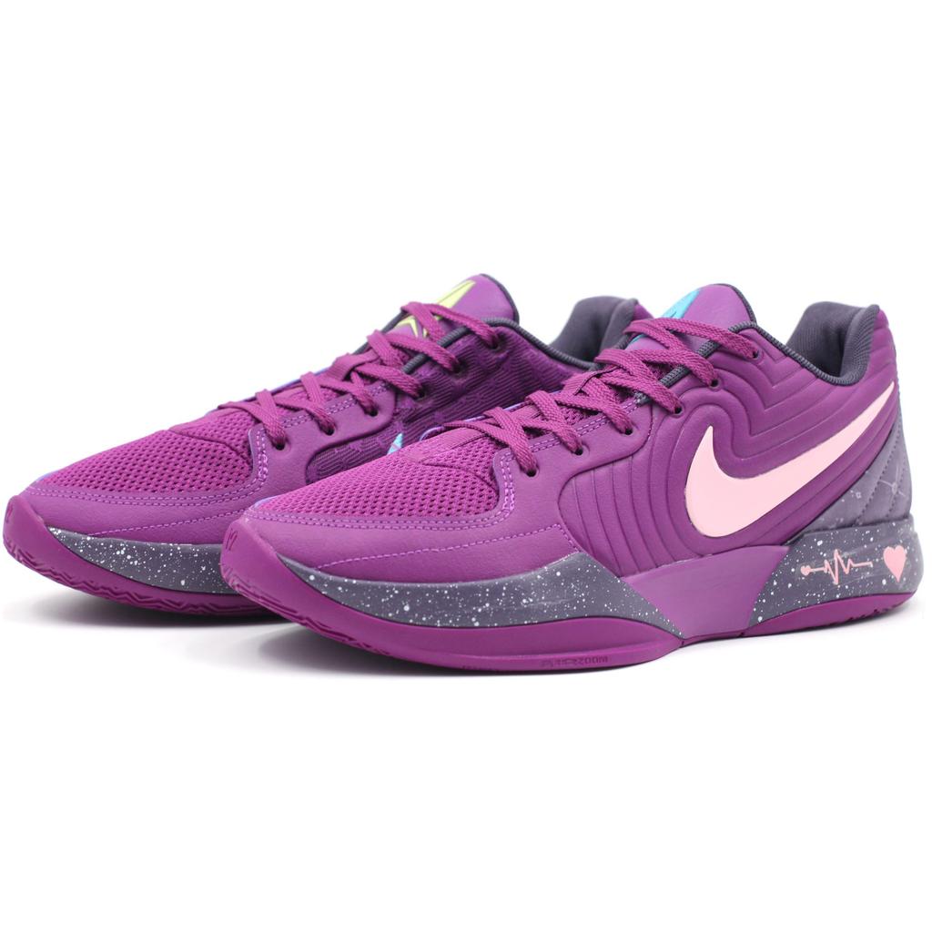 Nike Ja 2 Cushioning Slip Resistant Abrasion Resistant Low Top Basketball Shoes Men's Purple FD7327-500(Team205- )