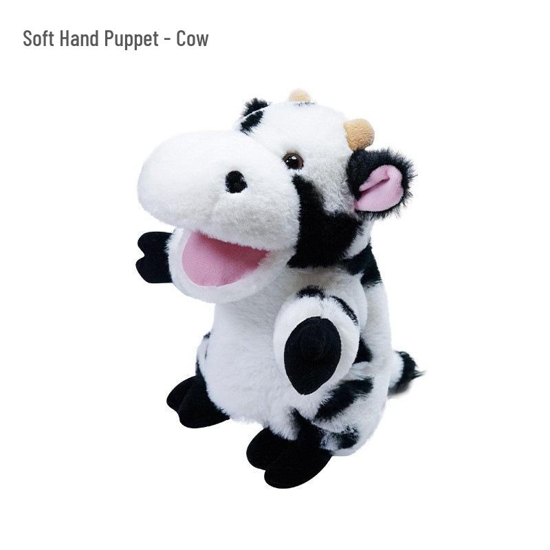 Cartoon Animal Hand Puppet Plush Doll for Kids' Interactive Play