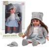 Leantoys Doll Blue Dress Hat and Sweater 36.5cm