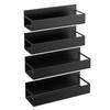 Magnetic Carbon Steel Refrigerator Spice Rack - Punch-Free Storage for Daily Kitchen Use