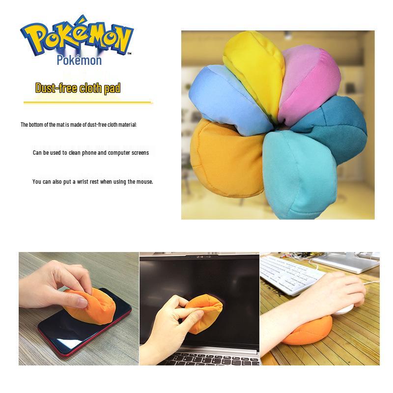 Pokémon Pikachu Sleeping Pose Car Decoration Figure Doll Sleeping Pikachu with Cloth Mat