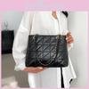 Chic Pu Material Shoulder Bag With Car Line Diamond Pattern Chain Elements For Women 2024 Spring