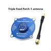 Triples Feed Patches-1 5.8G 9.4DBI Directional Circularly Polarized Antennas for FPV Goggles Remote Control Drones Accessory