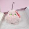 Xiaohongshu One-Eyed Monster Plush Keychain Toy - Cute Cartoon Carabiner Backpack Pendant