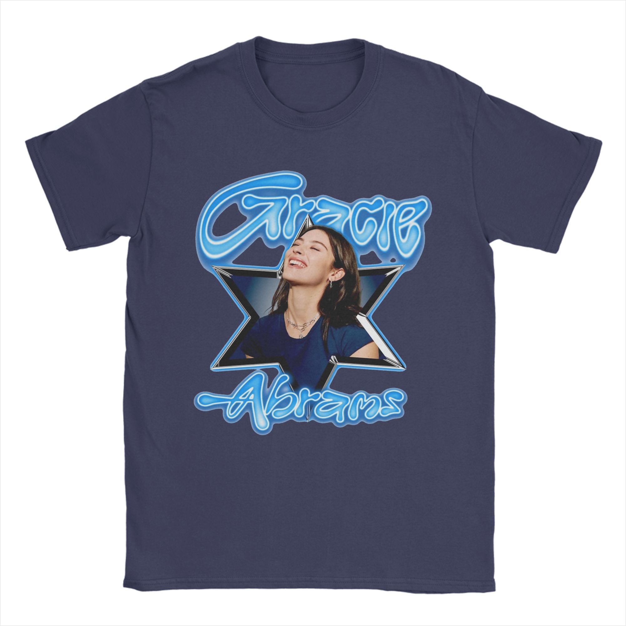 

Gracie Abrams Men T Shirt Novelty Tees Short Sleeve Crew Neck T-Shirt Pure Cotton Unique Clothes XL