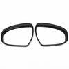 For Hyundai Tucson 2015-2019 Car Rearview Side Mirror Rain Eyebrow Shield Cover Frame Sticker Protector Exterior Part Carbon
