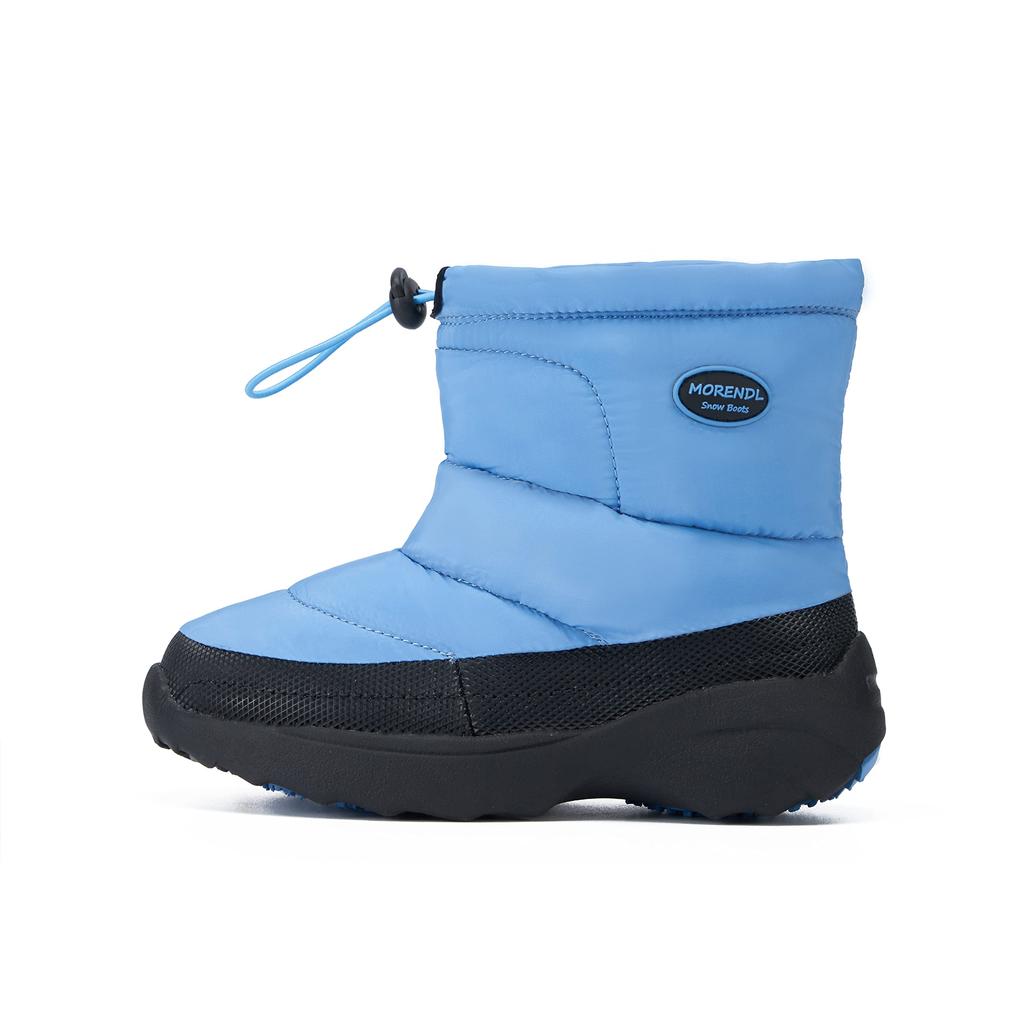 MORENDL Snow Snowshoes for Snow and Cold Ski Boots for 20cm Kids' Boots, Winter, Non-Slip, Pattern, Windproof, Protection, Girls, Blue,