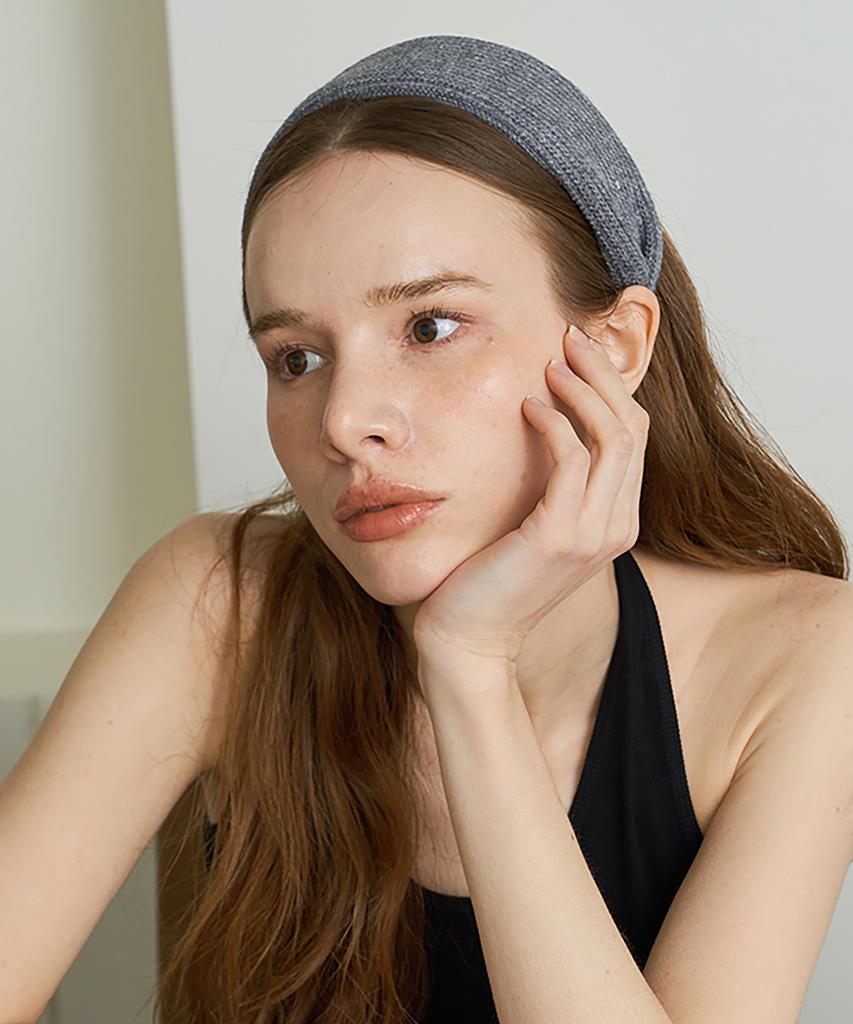 S'Secondo Esmeralda Knit Bandana Headband_2 Colors