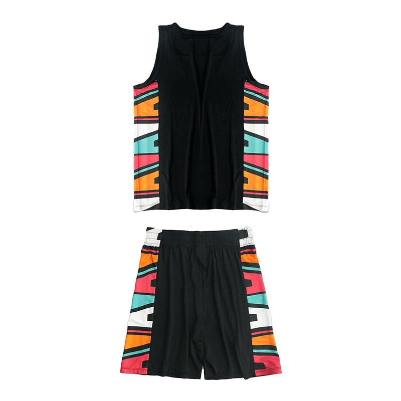 Anta Moisture Wicking Breathable Loose Basketball Suit Men suits Basic-Black 152431219-5