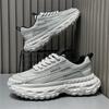 Men's Shoes 2025 Summer Soft Sole Fashion Light Thick Sole Low Top Dad Shoes Mesh Breathable Explosion Comfortable Casual Shoes