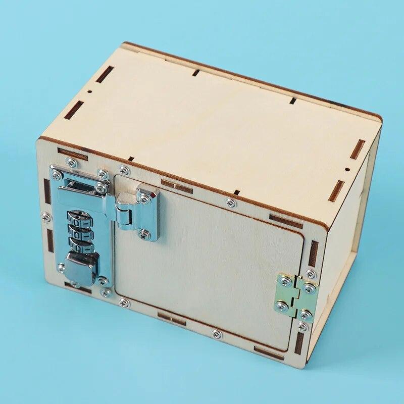 Diy Small Inventions Boys Handmade Mechanical Password Box Science Experiment Educational Tools Intellectual Development